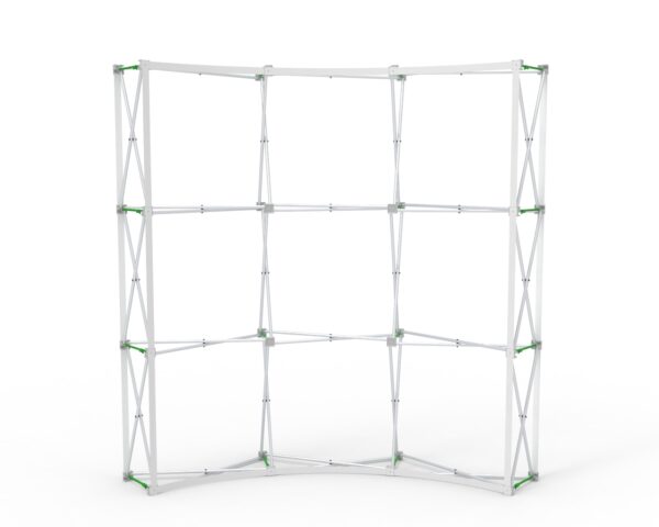 3x3ft Curved Pop Up Display Frame